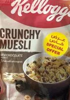 Mängden socker i Crunchy muesli
