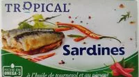 Mängden socker i Sardines
