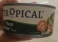 Mängden socker i Thon entier au naturel