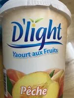 Mängden socker i Yaourt aux fruits Peche