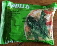 Mängden socker i Nouilles Légumes Apollo