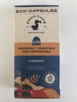 Mängden socker i Créma - Éco-Capsules