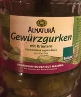 Mängden socker i Concombres aigres-doux aux herbes