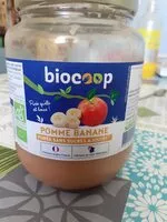 Mängden socker i Purée de pomme banane sans sucre ajouté