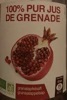Mängden socker i 100% pur jus de grenade
