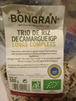 Mängden socker i Trio de riz de Camargue IGP Longs complets