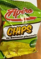 Mängden socker i CHIPS de Banane plantain