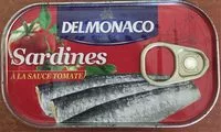 Mängden socker i Sardines à la sauce tomate