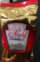 Mängden socker i Praly Feuilletine Candy - Aiguebelle