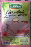 Mängden socker i Koutoubia Filet De Dinde Cuit Fume