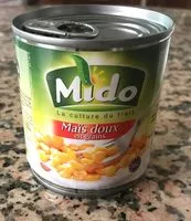 Mängden socker i Maïs doux