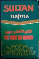 Mängden socker i Thé vert en grain najma