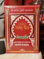 Mängden socker i Annafis thé vert en grain