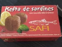 Mängden socker i Kefta de sardines