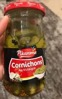 Mängden socker i Cornichons au vinaigre