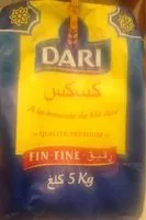Mängden socker i Couscous dari