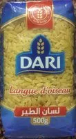 Mängden socker i Dari Langue D'oiseau 500 GR Fait De Maroc