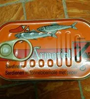 Mängden socker i Sardines à l'huile Pimentées