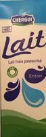 Mängden socker i Lait frais pasteurisé