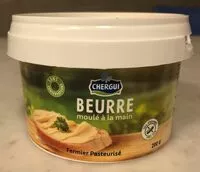 Mängden socker i Beurre moulé à la main
