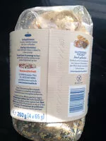 Mängden socker i Vollwert-Toast Brötchen vorgeschnitten