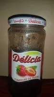 Mängden socker i Confiture de fraise
