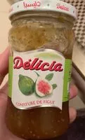 Mängden socker i Confiture de figue