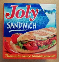 Mängden socker i Joly sandwich