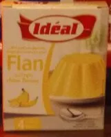 Mängden socker i Flan banane