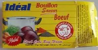 Mängden socker i Bouillon saveur boeuf