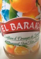 Mängden socker i Confiture d'orange EL BARAKA