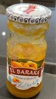 Mängden socker i Confiture El Baraka Abricots