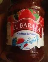 Mängden socker i Confiture fraise