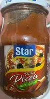 Mängden socker i Sauce pizza star