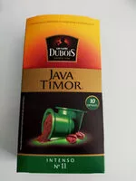 Mängden socker i Java Timor Intenso