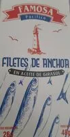 Mängden socker i Filetes de anchoa en aceite de girasol