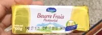 Mängden socker i Beurre frais pasteurisé