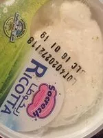 Mängden socker i Ricotta