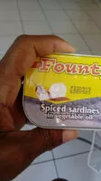 Mängden socker i Founty Sardines Oil w / Chili