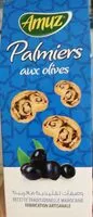 Mängden socker i Palmiers aux olives