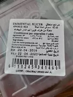 Mängden socker i emmental