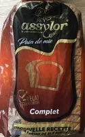 Mängden socker i Pain de Mie Complet