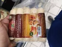 Mängden socker i saucisses de volaille cuites