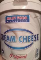 Mängden socker i Cream cheese
