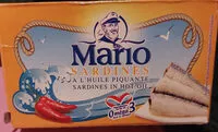 Mängden socker i MARIO : sardines à l'huile piquante