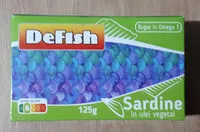 Mängden socker i Sardine în ulei vegetal