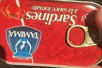 Mängden socker i Sardine a la Tomate TAMIMA