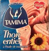 Mängden socker i Thon entier à l’huile de tournesol