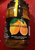 Mängden socker i Citrons Confits - Pot De 540g