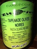 Mängden socker i Tapenades olives noires